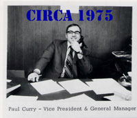 Paul Curry VP HR Curry 1970